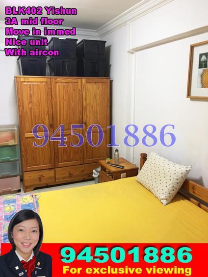 Blk 402 Yishun Ring Road (Yishun), HDB 3 Rooms #127588132